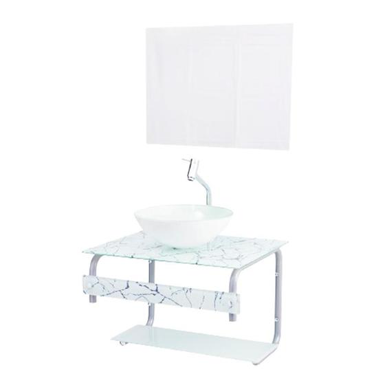 Imagem de Gabinete Malaga 60Cm Banheiro Lavabo Área Gourmet Korzen Uni