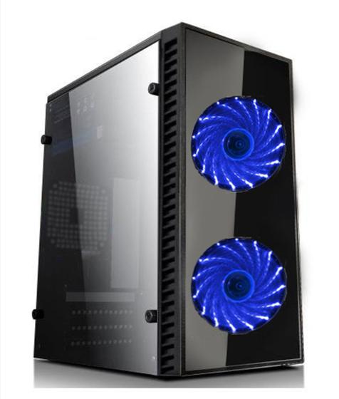 Imagem de Gabinete Micro Atx Gamer Xway Acrilico 01146 Fonte 600 2xfan