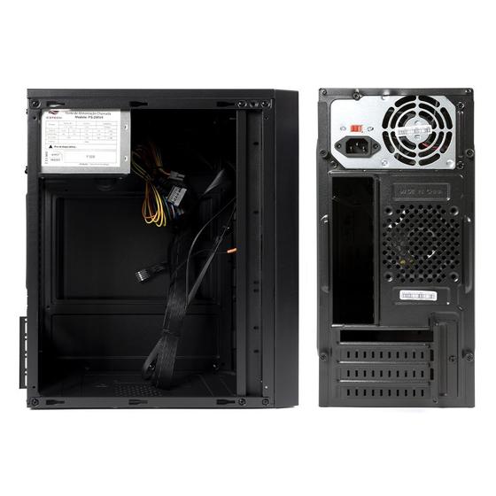Imagem de Gabinete Micro-ATX MT-31BK Com Fonte 200W C3Tech
