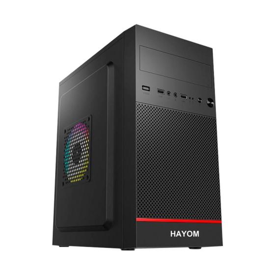 Gabinete Office Hayom GB1723, Micro-ATX, Mid Tower, Preto - GB.17.10.23 Menor preço em Gabinete Office Hayom GB1723, Micro-ATX, Mid Tower, Preto - GB.17.10.23
