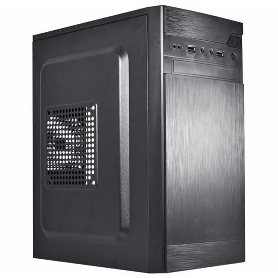 Imagem de Gabinete Office Preto USB2.0 com Fonte de 200w com Cabo