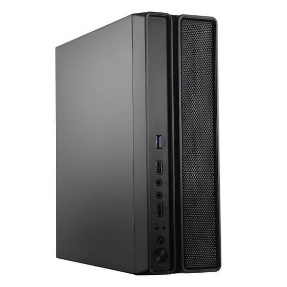 Imagem de Gabinete Office Slim Bluecase Preto Com Fonte 200W - Bg-2002