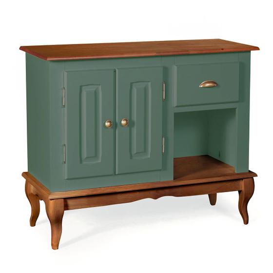 Imagem de Gabinete para Banheiro 2 Portas 1 Gaveta e Nicho Dália 3058 Linz Móveis