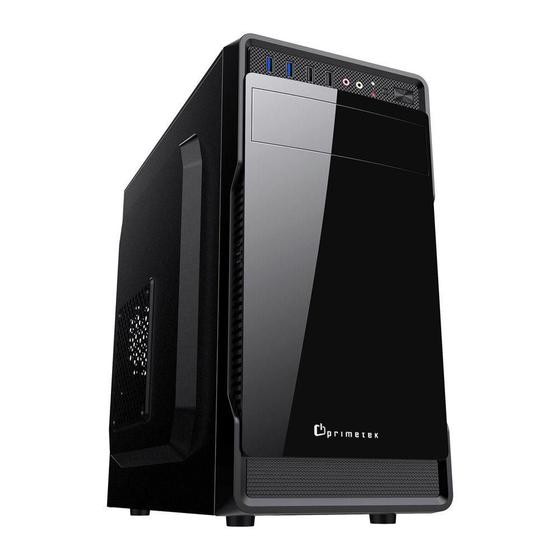 Imagem de Gabinete Primetek Micro ATX Vogue Sem fonte - VG25M Preto