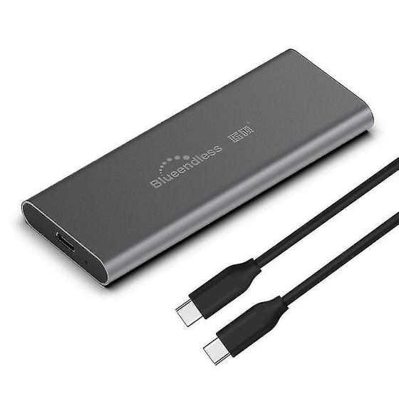 Imagem de Gabinete SSD M.2 NVMe Blueendless M280N com Conector USB-C - Kit de Acessórios para Computador