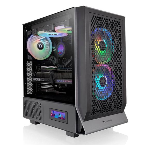 Imagem de Gabinete Tt Ceres 300 Black ARGB TG Mid Tower - CA-1Y2-00M1WN-00