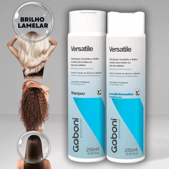 Imagem de Gaboni Kit Versatile Shampoo E Condicionador 280Ml