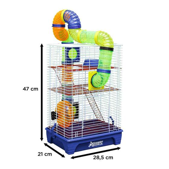 Curated visual reference: Picture Idea: Gaiola Hamster Playground 3 Andares Com Tubos Quatiguá