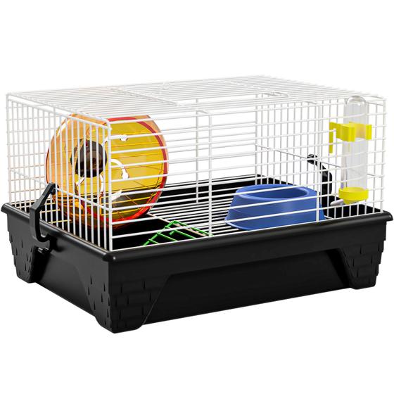 Imagem de Gaiola para Hamster Completa Luxo Transporte para Roedores