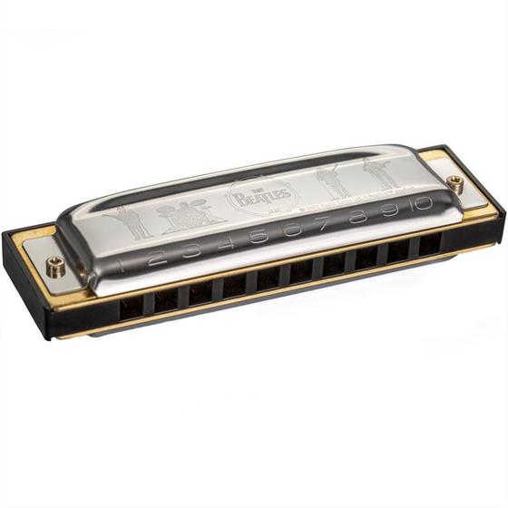 Imagem de Gaita De Boca Diatonica Harmonica Hohner The Beatles Em Dó