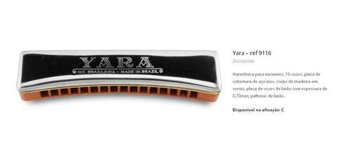 Imagem de Gaita Harmônica Hering He Yara Curva 9116 C 16 Vozes
