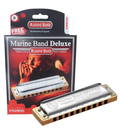 Imagem de Gaita Harmônica Marine Band Deluxe 2005/20 - B (SI) - Hohner