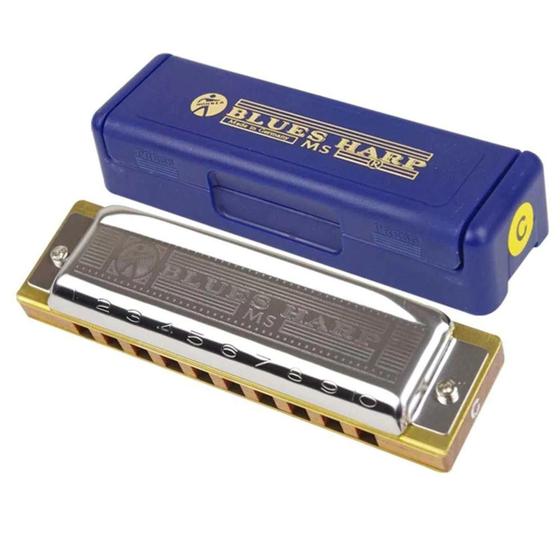 Imagem de Gaita Hohner Blues Harp em C Dó 532/20 Ms