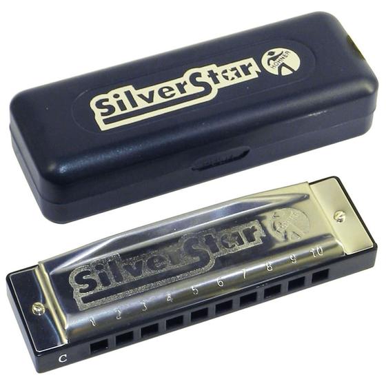 Imagem de Gaita Hohner Silver Star "A"(LÁ)