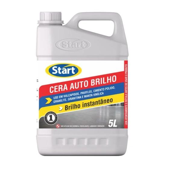 Galão 5L Cera Start Auto Brilho Laminados Antiderrapante Menor preço em Galão 5L Cera Start Auto Brilho Laminados Antiderrapante