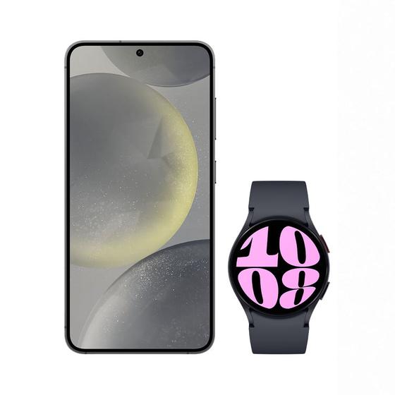 Imagem de Galaxy S24+ 512GB - Preto + Galaxy Watch6 BT 40mm - Grafite