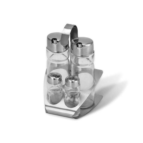 Imagem de Galheteiro de Inox com Suporte