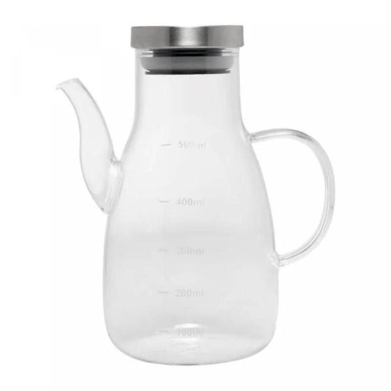 Imagem de Galheteiro Vidro Borosilicato E Metal Bold 500Ml 20627 Wolff