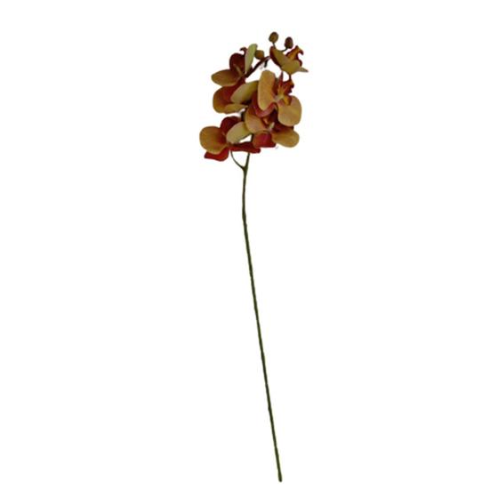 Galho de Orquídeas 3D com 6 Flores Pequenas Laranja - Flor de Seda - Flor e  Planta Artificial - Magazine Luiza