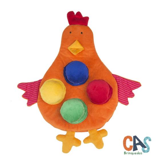 Imagem de Galinha Associativa - Pelúcia - CAS Brinquedos.