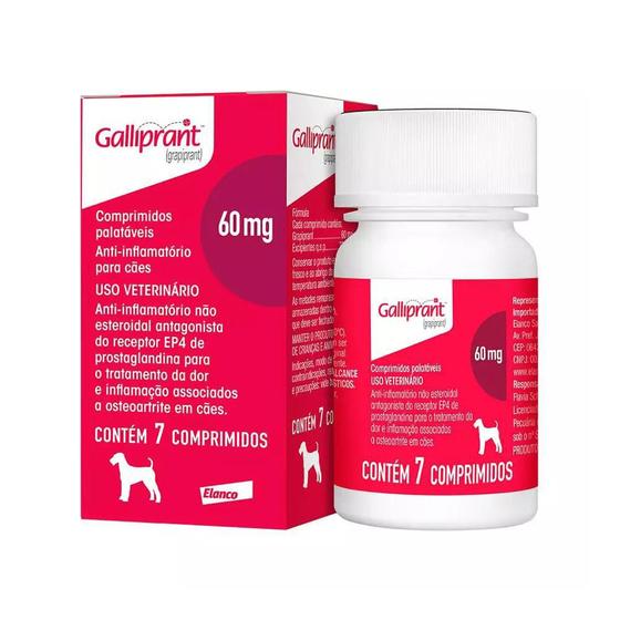 Galliprant 60Mg C 7 Comprimidos VETNIL Anti Inflam t rio 