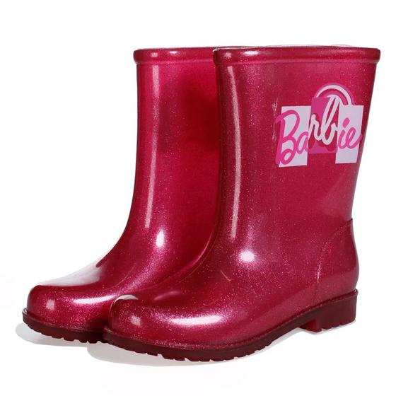 Imagem de Galocha Bota de Chuva Barbie Raibow Grendene kids