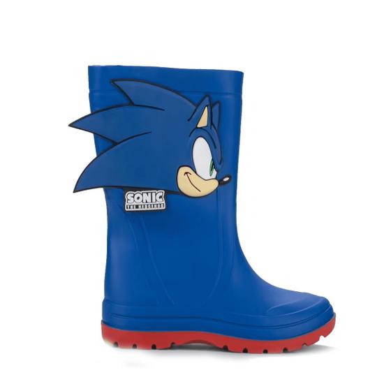 Imagem de Galocha Infantil Azul Sonic Fast Grendene Kids 23110