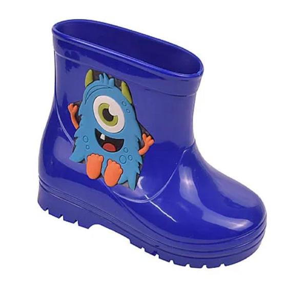 Galocha Infantil Menino LueLua Monstrinho Divertido Azul Menor preço em Galocha Infantil Menino LueLua Monstrinho Divertido Azul