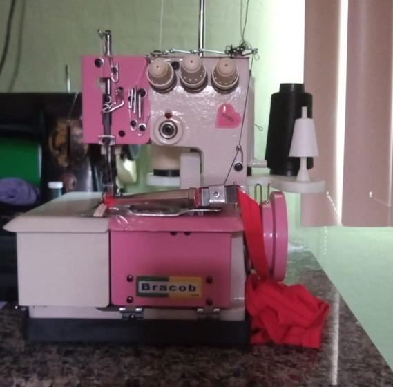 Imagem de Galoneira 3 Agulhas BABY com motor 250w+Aparelho Viés-