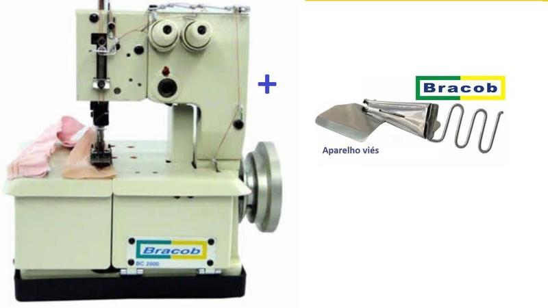 Imagem de Galoneira Semi Industrial Bracob 2 Agulhas 110v+ Viés