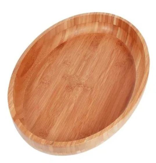 Imagem de Gamela De Carne Oval Bamboo 41cm x 27cm MOR