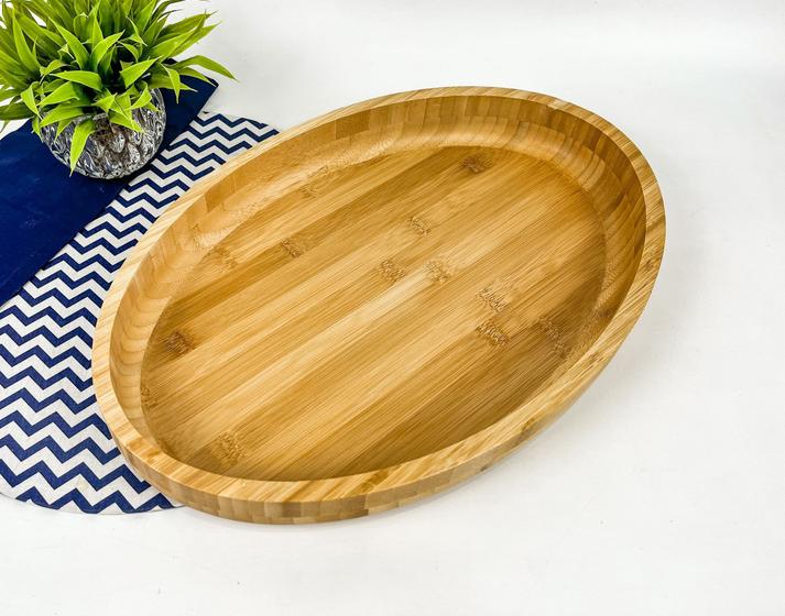 Imagem de Gamela Oval em Bambu 41x27cm