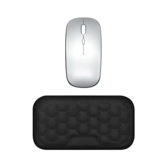 Imagem de Gaming Office Memória Algodão Pulso Mouse Teclado Proteção Almofada De Descanso Textura De Massagem