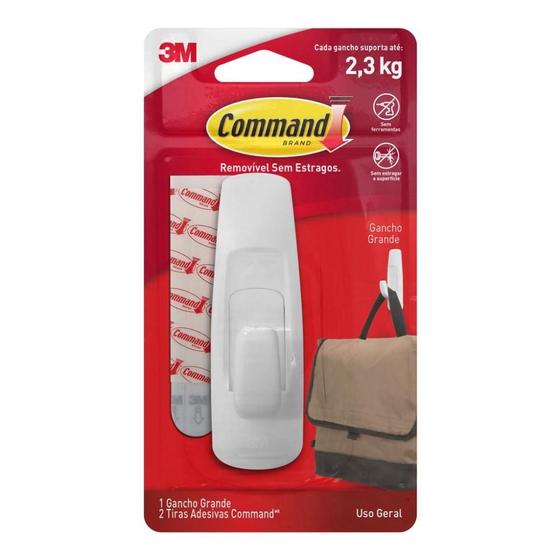 Imagem de Gancho Command Gd C/Ades H0001818105 3M