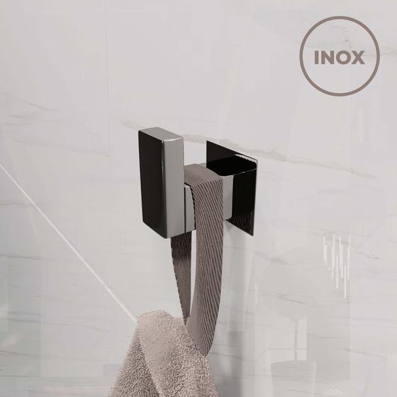 Gancho Inox Vinci, Cabide inox, Aço inox 304, Banheiro Menor preço em Gancho Inox Vinci, Cabide inox, Aço inox 304, Banheiro