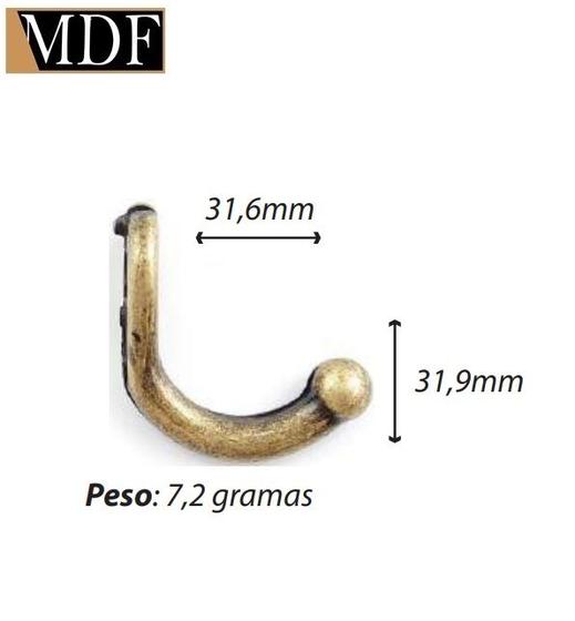 Imagem de Gancho Liso G 31,9mm Acessório Artesanato