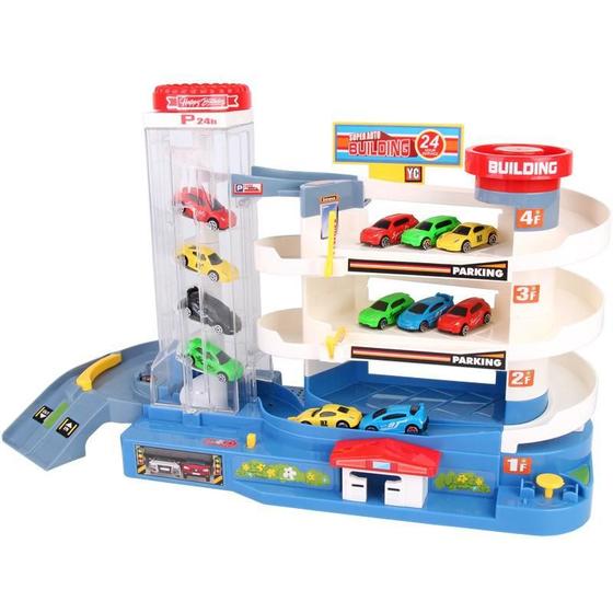 Imagem de Garagem para Carrinhos Elétricos - Pequena e Ideal para Brinquedos