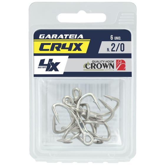 Imagem de Garatéia CR4X NIQ. Nº2/0 c/ 6 Un - Crown