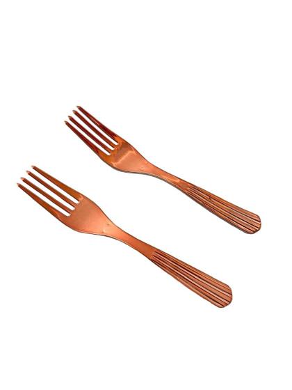 Imagem de Garfo Acrilico Cromado Rose C/8 Viggui