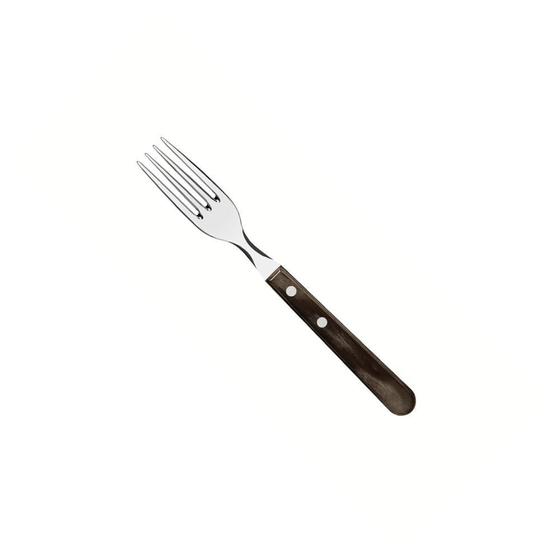 Imagem de Garfo Para Churrasco Jumbo Polywood Inox Castanho Tramontina