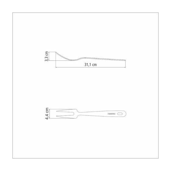 Imagem de Garfo Trinchante Tramontina Extrata para Carnes em Aço Inox