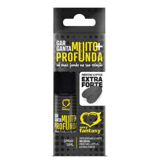 Imagem de Garganta Muito Mais Profunda Dessensibilizante Em Spray Beijável Para Oral Extra Forte Morango Chiclete Sabores 15ml - Sexy Fantasy  Sex Shop Adulto