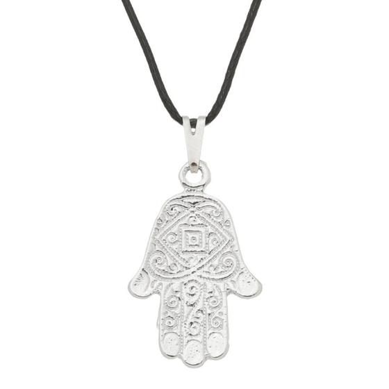 Imagem de Gargantilha Hamsa desenhada 20mm - Sunshine Cristais