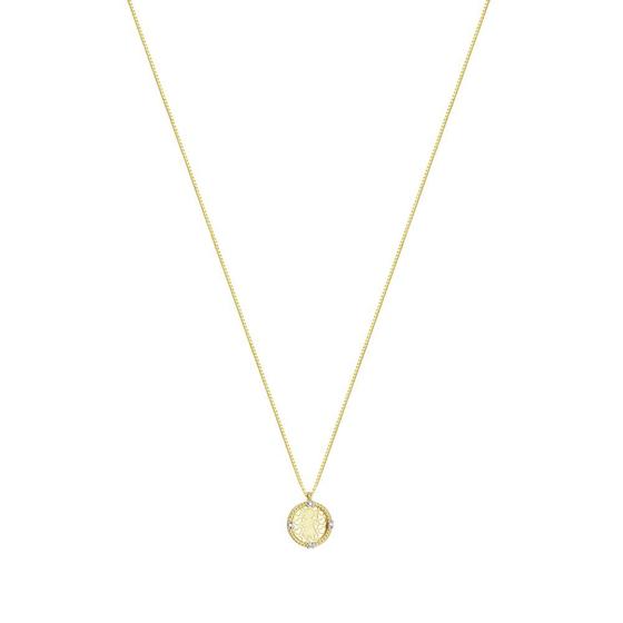 Gargantilha Ouro 18K Menina com Diamantes - AU2285 Menor preço em Gargantilha Ouro 18K Menina com Diamantes - AU2285