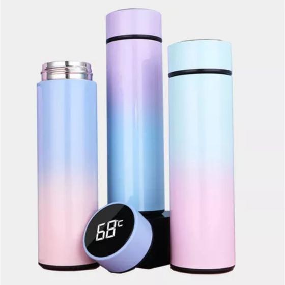 Imagem de Garrafa 500ml Com Display LCD De Temperatura e Visor