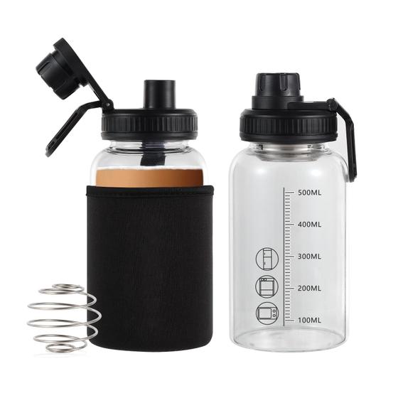 Imagem de Garrafa Agitadora BNCWCQZ de 650ml com Esfera de Aço Inoxidável