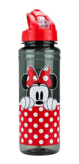 Imagem de Garrafa Água Feminina Canudo Minnie Mouse 700ml