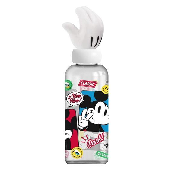 Imagem de Garrafa Água Mickey 3D Portátil Infantil Antivamento 560Ml