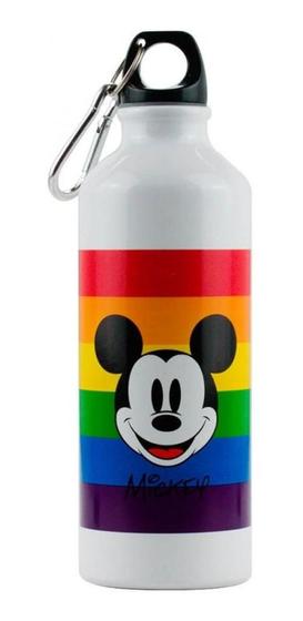 Imagem de Garrafa Alumínio Mickey Arco-íris 500ml  Disney