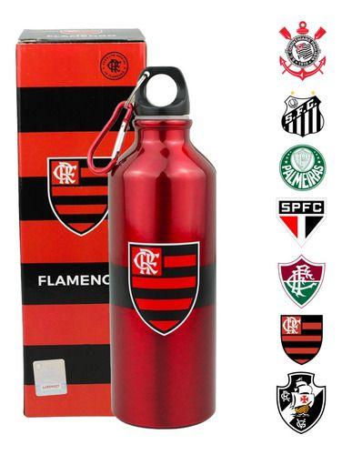 Imagem de Garrafa Aluminio Squeeze Flamengo Time Futebol Oficial